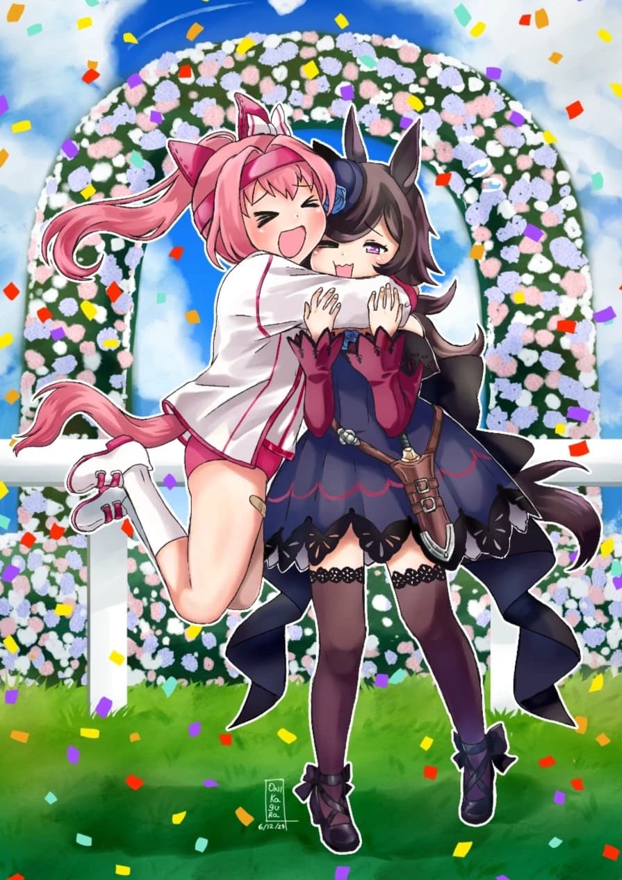 Thumbnail of Mis Pequeñas Campeonas – Haru Urara & Rice Shower (Umamusume)