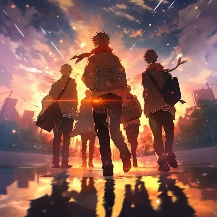 Thumbnail of Five friends who forgot you. Kaiden, Liam, Rey, Noah, Aiden.