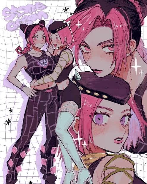 Thumbnail of Jolyne Kujo X Narciso Anasui (Anastasia) Female Version