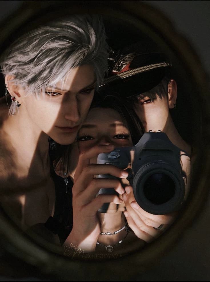 Thumbnail of Dimitri & Matteo (Gay lovers falling for the same woman)