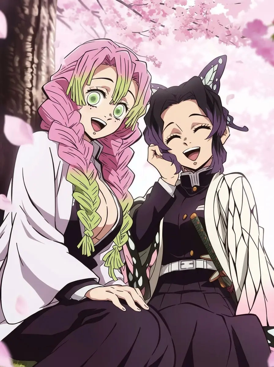 Thumbnail of shinobu kocho🦋💜and mitsuri kanroji💗💚