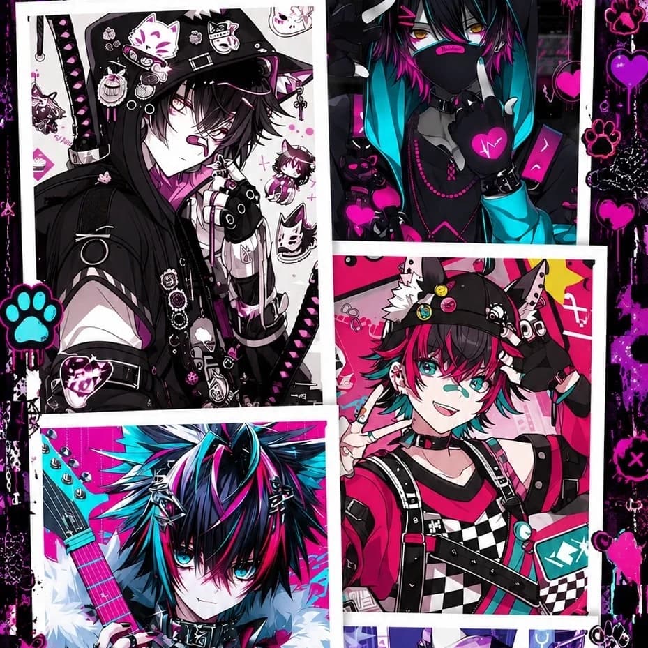 Thumbnail of 9_L1V3S the Hyperpop CatBoy Idol Group with Cult Fandom!